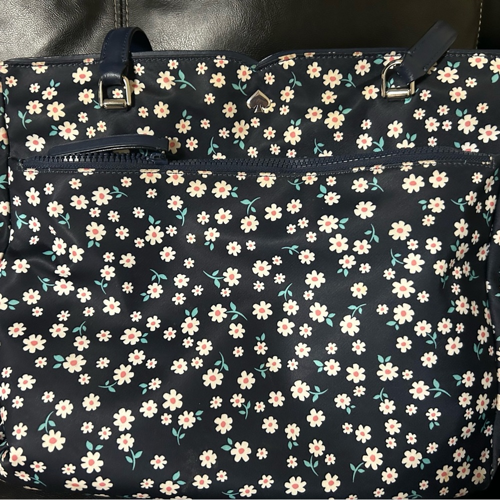 Kate Spade Midnight Blue Spade Pattern Bag